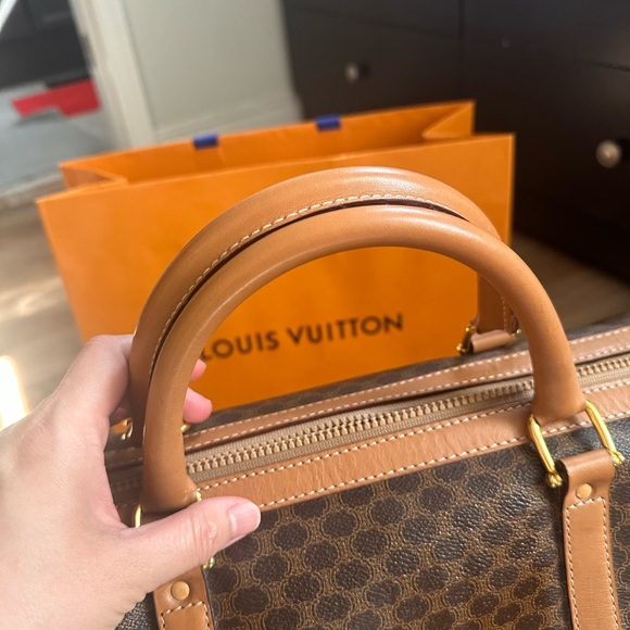 ✨❌SOLD❌VINTAGE CELINE MACADAM BOSTON BAG✨ - Picture 12 of 16